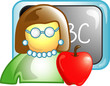 Illustration of a teacher icon