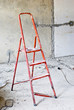 Old ladder in room being renovated