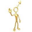Male Sex Symbol Waving