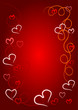 Valentine heart background