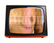 parental advice warning over breast on screen of television