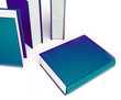 colored books isolated on white background colored books isolated on white background