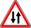 Panneau double sens