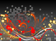 Abstract floral background