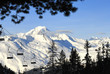 Mont Blanc, French Alps, view from Les Arcs 1950