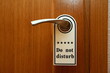 Do not disturb
