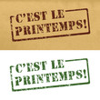 Illustration: c'est le printemps c'est le printemps