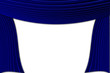vorhang in blau