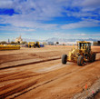 Construction work on new road