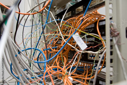 Chaos from wires and contacts