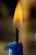 Photo: candle fire close-up candle fire close-up