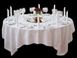 festlicher tisch set up