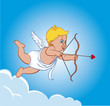 Cupid on a cloud