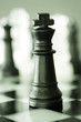 A game of chess comes to an end. The king is checkmated. A game of chess comes to an end. The king is checkmated.