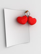 Love note. Cartoon Love note. Cartoon