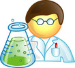 Illustration of a scientist icon Illustration of a scientist icon