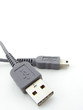 Usb cable isolated on white background Usb cable isolated on white background
