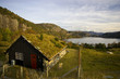 small wooden house in the mountains