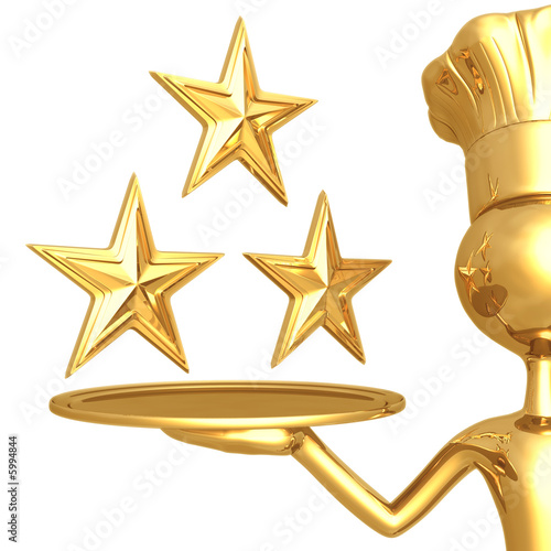 Illustration: 3 Star Restaurant Rating 3 Star Restaurant Rating