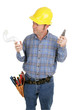 Electrician trying to use the wrong tools on a plumbing job. 