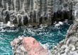 Cliff Rock Formation - Jusangjollidae, Jeju Island, South Korea