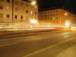 Foto: Straße bei Nacht | Straßenbahn Tram Straße bei Nacht | Straßenbahn Tram