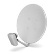 Satcom Antenna. 3D render. Satcom Antenna. 3D render.