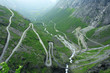 Trolstigen raod is one of the dangerous way to the charming view