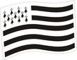 Drapeau breton flottant Drapeau breton flottant