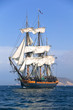 Photo: HMS Surprise Sailing Ship at Sea under full sail HMS Surprise Sailing Ship at Sea under full sail