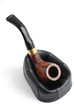 Tobacco pipe isolated on white Tobacco pipe isolated on white