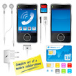 téléphone portable et kit d'accessoires