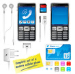 téléphone portable et kit d'accessoires téléphone portable et kit d'accessoires
