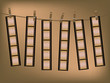 Negative film background