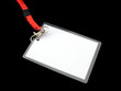 Blank vip pass isolated on black background Blank vip pass isolated on black background