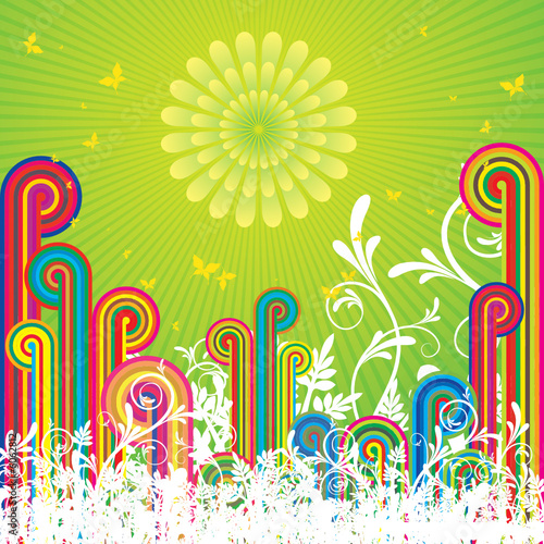 floral background floral background