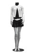 clothing on mannequin isolated on white