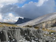 paisaje geológico en la montaña