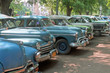 Parked old cars - Cuba
