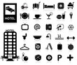 Hotel Icons set - Vector