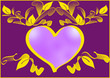 cuore decorazioni oro