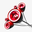 Sub woofer red Sub woofer red