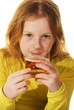 neglected girl is drinking alcohol