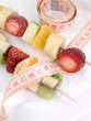 Skewer of fruits - Healthy diet