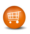 Shopping Button - orange 