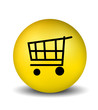 Shopping Button - yellow Shopping Button - yellow