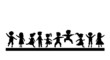 kids silhouettes