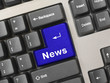 Computer keyboard -  key News, conceptual technology background