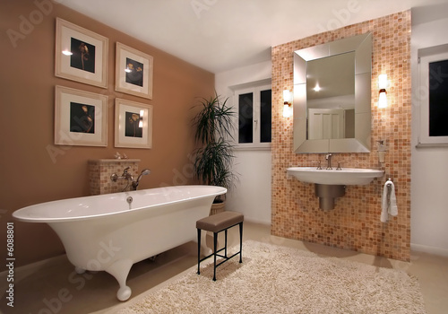 Foto: Interior of bath room in modern house Interior of bath room in modern house