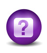 Question Ball - violet Question Ball - violet